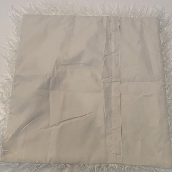 Kevin Textile White Faux Fur Fuzzy Pillow Cover - Picture 4 of 8